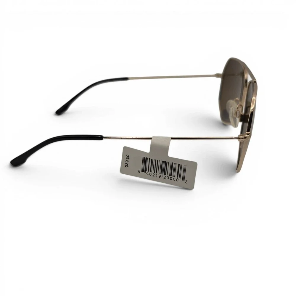 Prive Revaux Unisex Sunglasses Gold Brown The Cuervo Polarized Aviator 59-13-145